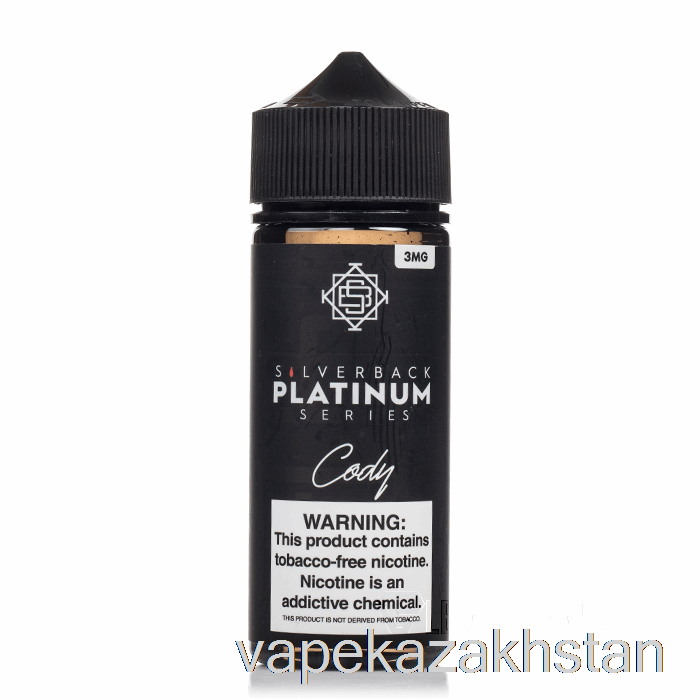 Vape Kazakhstan Cody - Silverback Platinum Series - 120mL 3mg